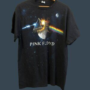 Vtg T-Shirt Pink Floyd The Dark Side of the Moon Sz L Y2K Delta Pro Weight